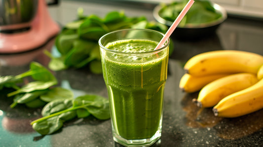 Delicious Banana & Spinach Green Smoothie Recipe