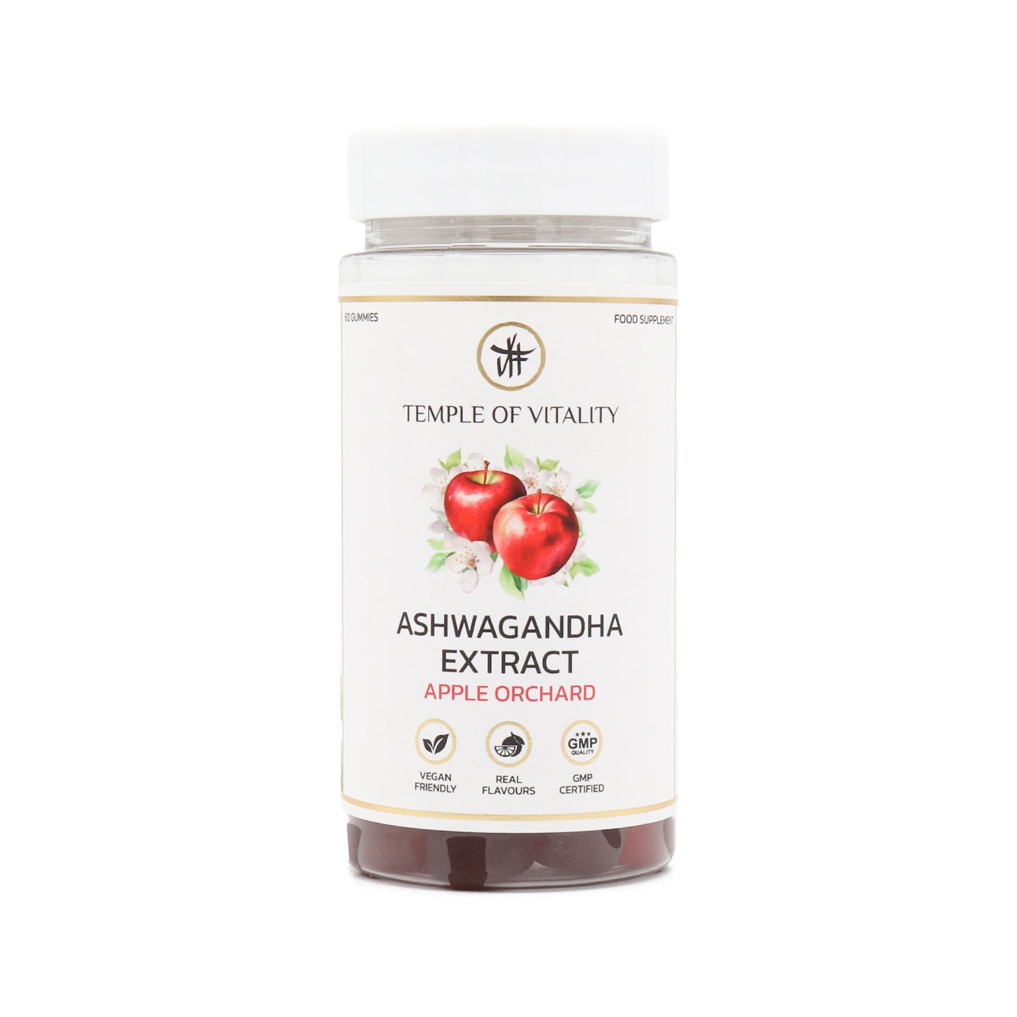 Vegan Ashwagandha Gummies - Temple of Vitality - High-Strength Ashwagandha Gummies for Adults