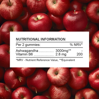 Vegan Ashwagandha Gummies - Temple of Vitality - Nutritional Information