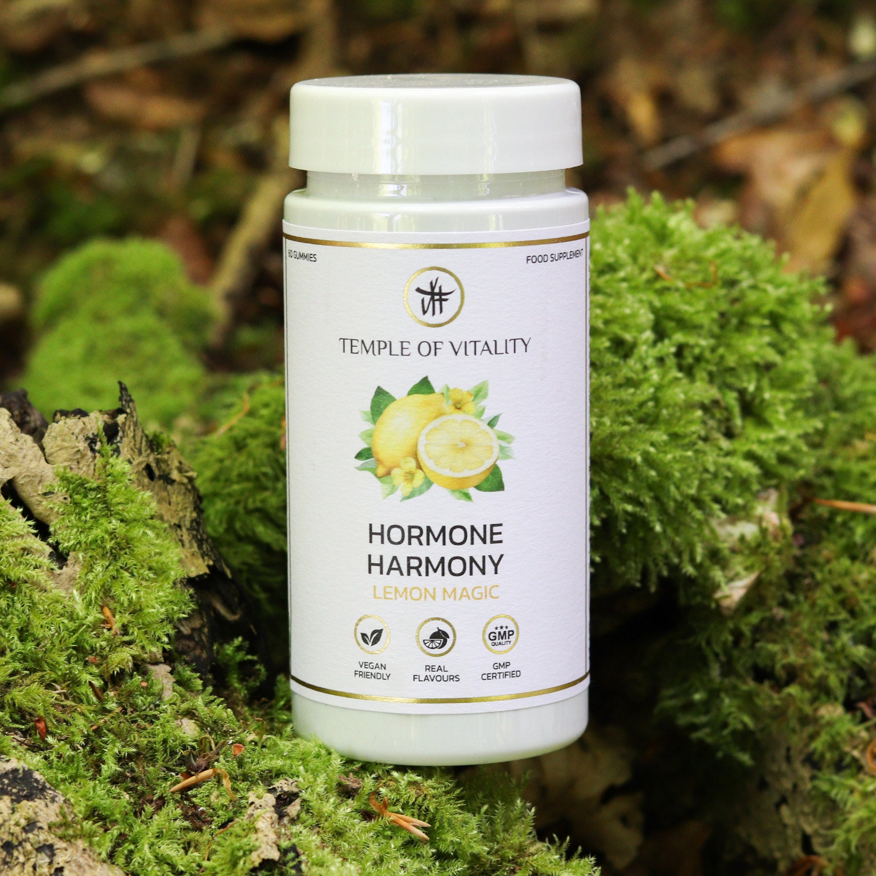 Vegan Hormone Harmony Gummies - Temple of Vitality - Premium Hormone Balance Supplement Gummies for Women - Forest