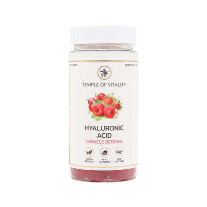 Vegan Hyaluronic Acid Gummies - Temple of Vitality - Premium Beauty Supplement Gummies for Women