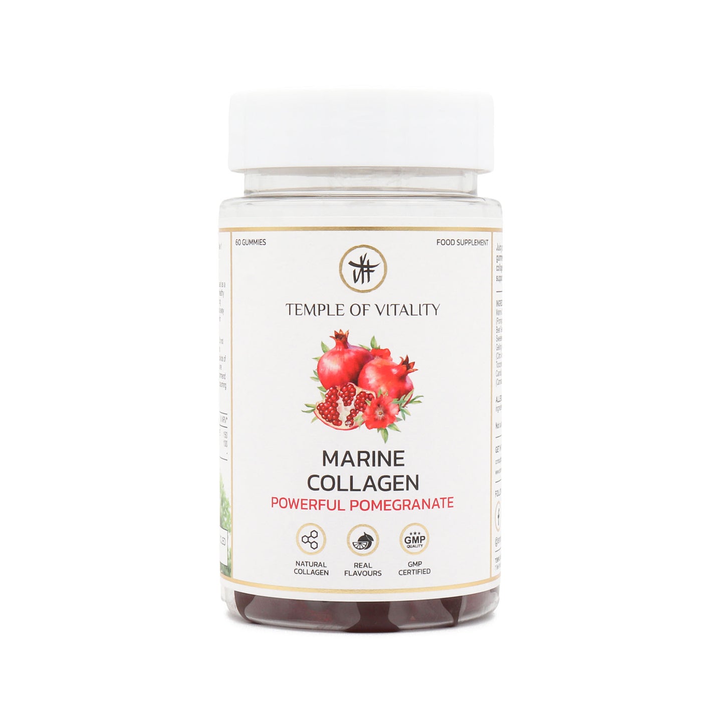 Premium Marine Collagen Gummies - Temple of Vitality - High-Strength Collagen Gummies